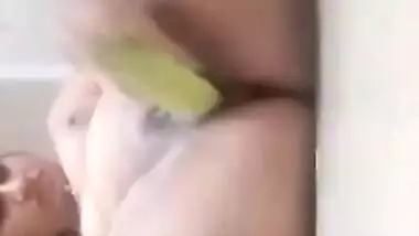 Plump Indian wife is prepared to show how she takes a XXX shower