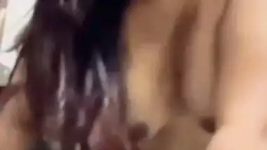 Chubby girlfriend pussy fucking from back by boyfriend