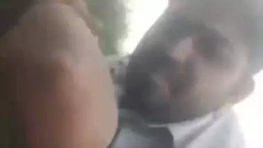 Bihari couple fucks in an open area in outdoor sex MMS